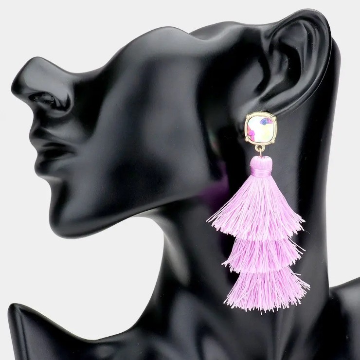 Crown Jewel Style #AB & Lavender Tassel Default Thumbnail Image