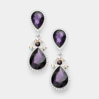 Crown Jewel Style #Victorian Teardrop Purple #0 thumbnail