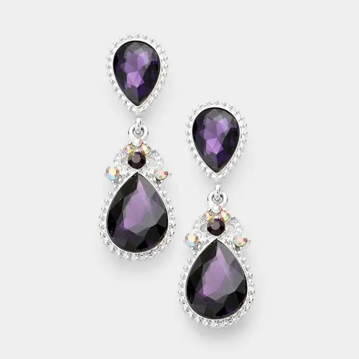 Crown Jewel Style #Victorian Teardrop Purple Default Thumbnail Image